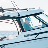 Fibreglass Hardtop with Rod Holders & Grab Rails